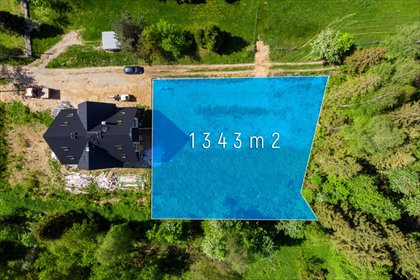 Działka 1343 m² w Bukowinie Tatrzańskiej z lasem działka Bukowina Tatrzańska, Wierch Głodowski