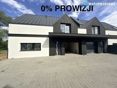 Nowoczesny segment 130 m² z dużym ogrodem i garażem dom Kraków, Betonowa