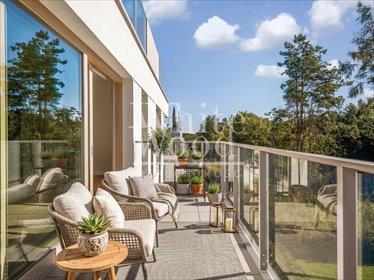 Nowoczesny apartament z tarasami i widokiem na las mieszkanie Gdynia, Mały Kack, Wzgórze Bernadowo