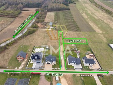 Działka budowlana 1214 m² w Zawadzie – spokojne otoczenie działka Zawada, Dolna