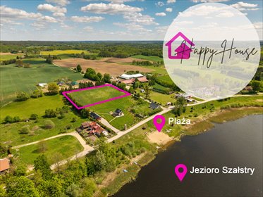 Działka 4800 m² z warunkami zabudowy, 100 m od jeziora działka Szałstry