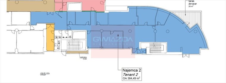 lokal użytkowy na wynajem 395m2 lokal użytkowy Warszawa, Mokotów