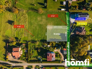 działka na sprzedaż 807m2 działka Grabówki