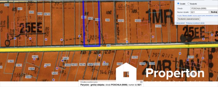 działka na sprzedaż 4300m2 działka Poschła
