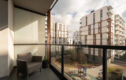 Nowoczesny 3-pokojowy apartament z loggią i cichym patio mieszkanie Warszawa, Mokotów Służew, Konstruktorska