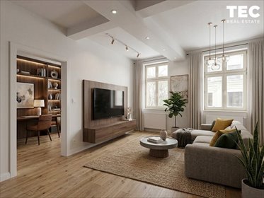 Przestronne 97,63 m² z loggią - 2 łazienki i garderoba mieszkanie Kraków, Podgórze, Kalwaryjska