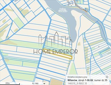 działka na sprzedaż 5763m2 działka Warszawa, Wilanów, Powsin, Waflowa
