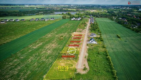 Działka budowlana w Gruszczynie, 804 m2, blisko Swarzędza działka Gruszczyn, Fikusowa