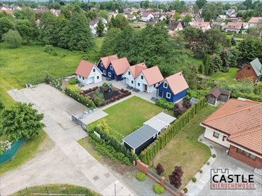 Dom z 6 domkami na Mierzei Wiślanej, gotowy do sprzedaży dom Sztutowo, Leśny Zakątek