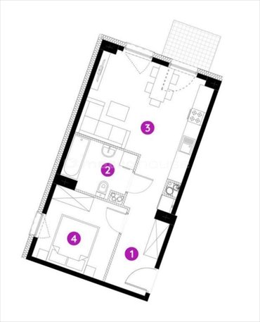 mieszkanie na sprzedaż 40m2 mieszkanie Gdańsk, Siedlce