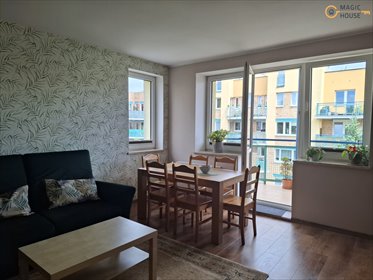 Przestronne 2-pokojowe mieszkanie z balkonem w Gdyni Kack mieszkanie Gdynia, Wielki Kack, Myśliwska