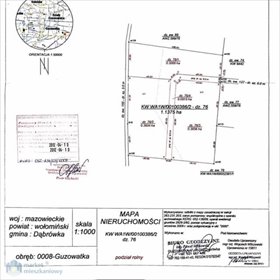 Polecam działki rolno-budowlane 3000 m² z mediami w Guzowatce działka Radzymin, Dąbrówka Szlachecka