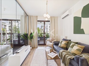 Nowoczesne 29 m² w Browarach Warszawskich - 2 pokoje z balkonem mieszkanie Warszawa, Wola, Krochmalna
