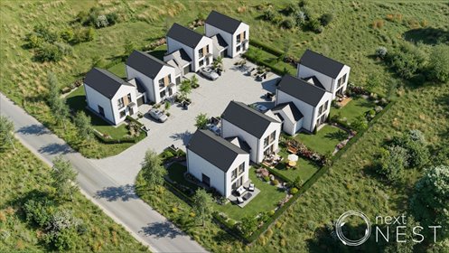 Polecam dom 95,69 m² z ogródkiem w Głoskowie dom Głosków, Mazurka