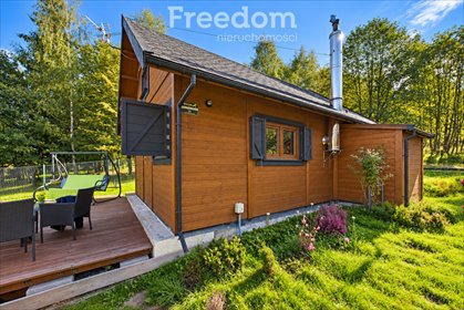 Drewniany dom 54 m² w Kurowie, ogród, taras, blisko natury - polecam! dom Kurów