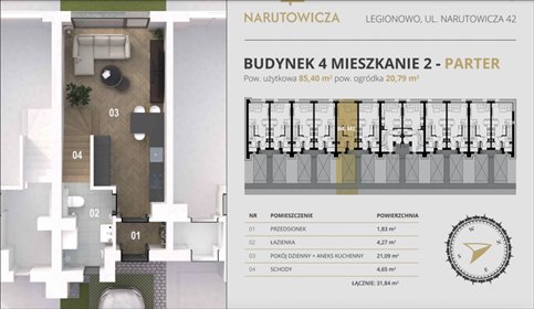 Dom na sprzedaż Legionowo, Gabriela Narutowicza 85m2 Foto 7