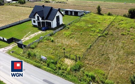 Działka budowlana Kamyk 1093 m², media, ogrodzona działka Kamyk, Reymonta