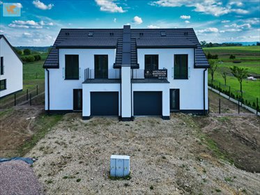 Nowoczesne bliźniaki 122 m2 z garażem w Gierałtowicach dom Gierałtowice, Wadowicka