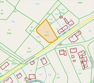 działka na sprzedaż 1115m2 działka Lubań, Zawidowska