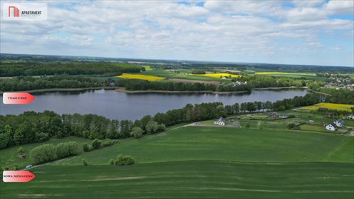 Działka nad jeziorem 3000 m2 z warunkami zabudowy działka Sumin