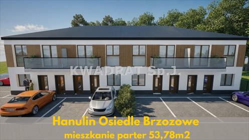 Sprzedam nowoczesne mieszkanie 54 m² z tarasem i dwoma miejscami parkingowymi mieszkanie Krążkowy, Hanulin