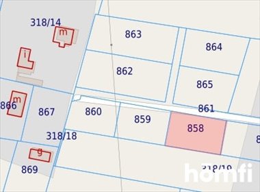 działka na sprzedaż 804m2 działka Ryczówek, Laski