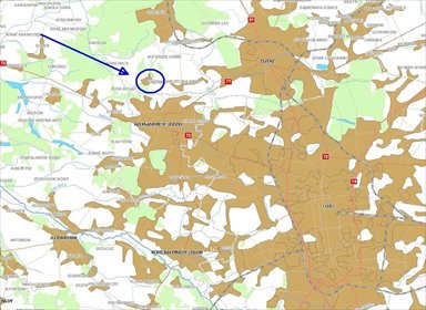 Działka budowlana 970 m² z lasem, blisko Łodzi i Aleksandrowa działka Księstwo
