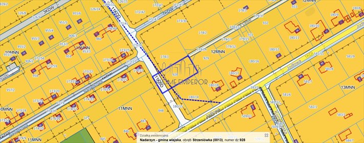 działka na sprzedaż 1830m2 działka Strzeniówka, Przy Lesie