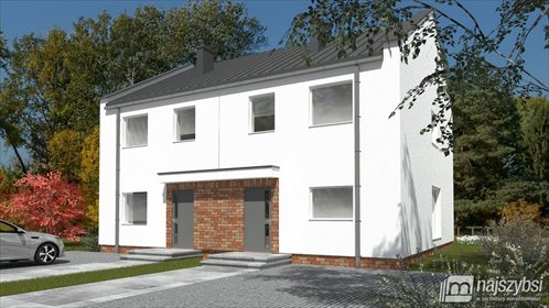 Nowoczesny dom bliźniaczy 101,5 m² w Stargardzie polecam dom Stargard, obrzeża