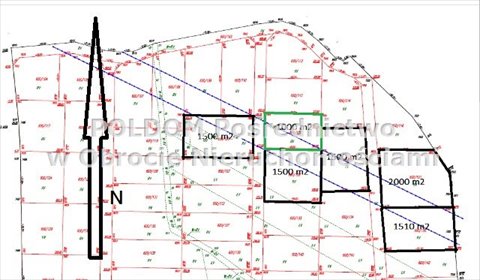 działka na sprzedaż 1000m2 działka Uraz