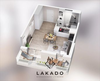 mieszkanie na sprzedaż 34m2 mieszkanie Kraków, Podgórze Duchackie, Adama Bochenka