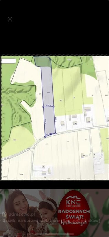działka na sprzedaż 7632m2 działka Rąblów