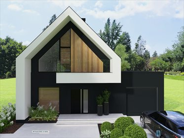 Nowoczesny dom wolnostojący 225 m² z lasem i ogrodem dom Wiązowna, Pęclińska