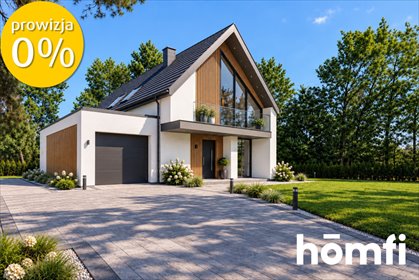 Polecam nowoczesny dom 152 m² w Dąbrówkach - surowy otwarty, z dużą działką dom Dąbrówki