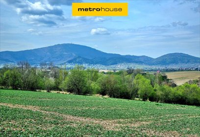 Działka budowlana 1502 m² w Pietrzykowicach - widok na góry działka Pietrzykowice, Szkolna