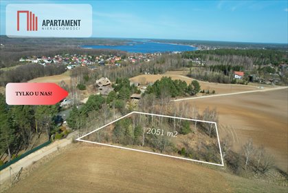 działka na sprzedaż 2051m2 działka Charzykowy