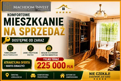 Przytulne 3-pokojowe mieszkanie z balkonem w Brodnicy mieszkanie Brodnica