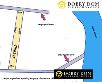 działka na sprzedaż 4519m2 działka Złotoria
