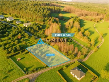 działka na sprzedaż 2168m2 działka Chwaszczyno, Dąbrówki