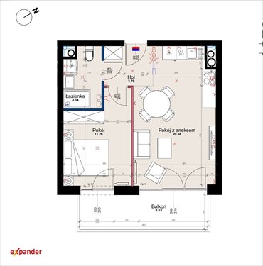 mieszkanie na sprzedaż 40m2 mieszkanie Poznań, Unii Lubelskiej