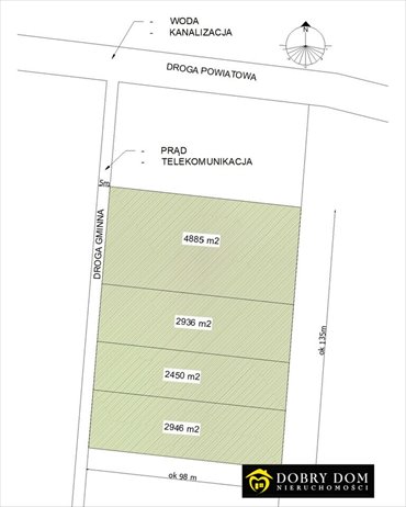 działka na sprzedaż 13217m2 działka Studzianki
