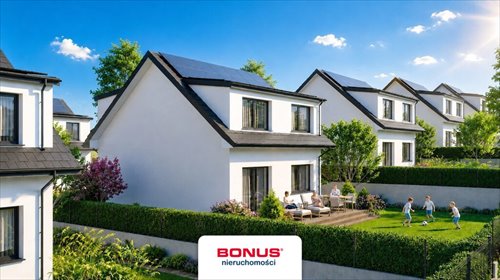 Nowoczesny dom 119 m² z ogródkiem (ekologiczny, energooszczędny) dom Wołczkowo
