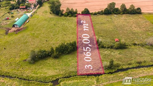Sprzedam działkę 3065 m² w Sarbii, teren płaski, dostęp do mediów działka Sarbia, Wieś