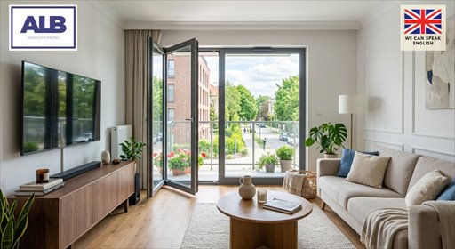 Ekskluzywny 3-pokojowy apartament z balkonem nad Motławą mieszkanie Gdańsk, Śródmieście