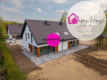 Energooszczędny bliźniak 5 pokoi, garaż, taras, 116 m2 dom Stawiguda, Wiosenna