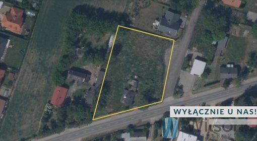 Działka budowlana 2455 m2 w Bieniewicach z mediami działka Bieniewice