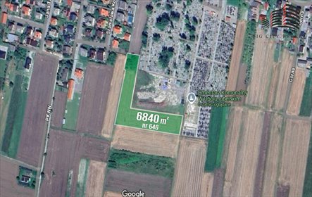 Działka usługowa 6840 m² pod inwestycję funeralną - polecam! działka Opole Lubelskie, Józefowska