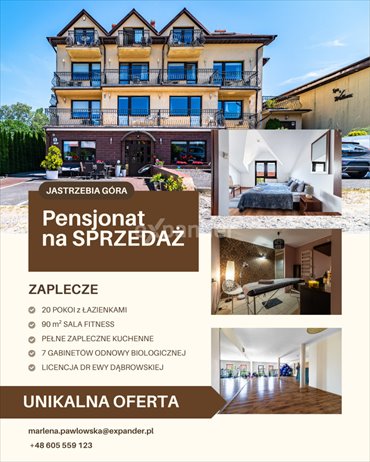 lokal użytkowy na sprzedaż 820m2 lokal użytkowy Jastrzębia Góra, Widokowa