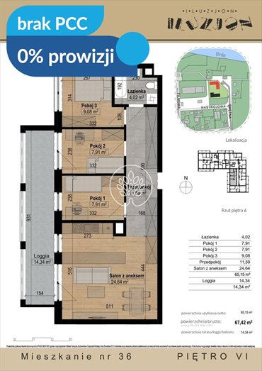 Zapraszam do obejrzenia 4-pokojowego mieszkania w Iluzjonie mieszkanie Bydgoszcz, Bartodzieje Małe, Nastrojowa