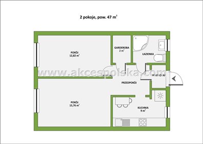 mieszkanie na sprzedaż 47m2 mieszkanie Warszawa, Mokotów, Górny Mokotów, Antoniego Józefa Madalińskiego